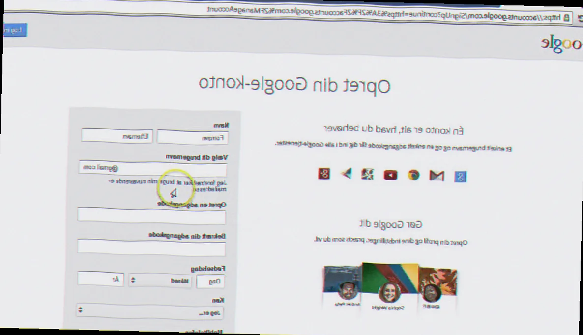 Guide til Google konto oprettelse