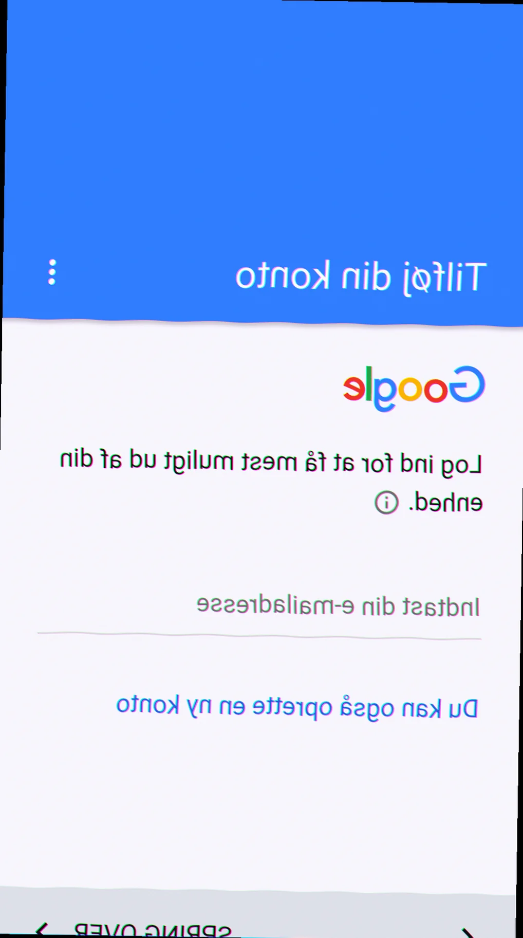 Google konto oprettelse på computer