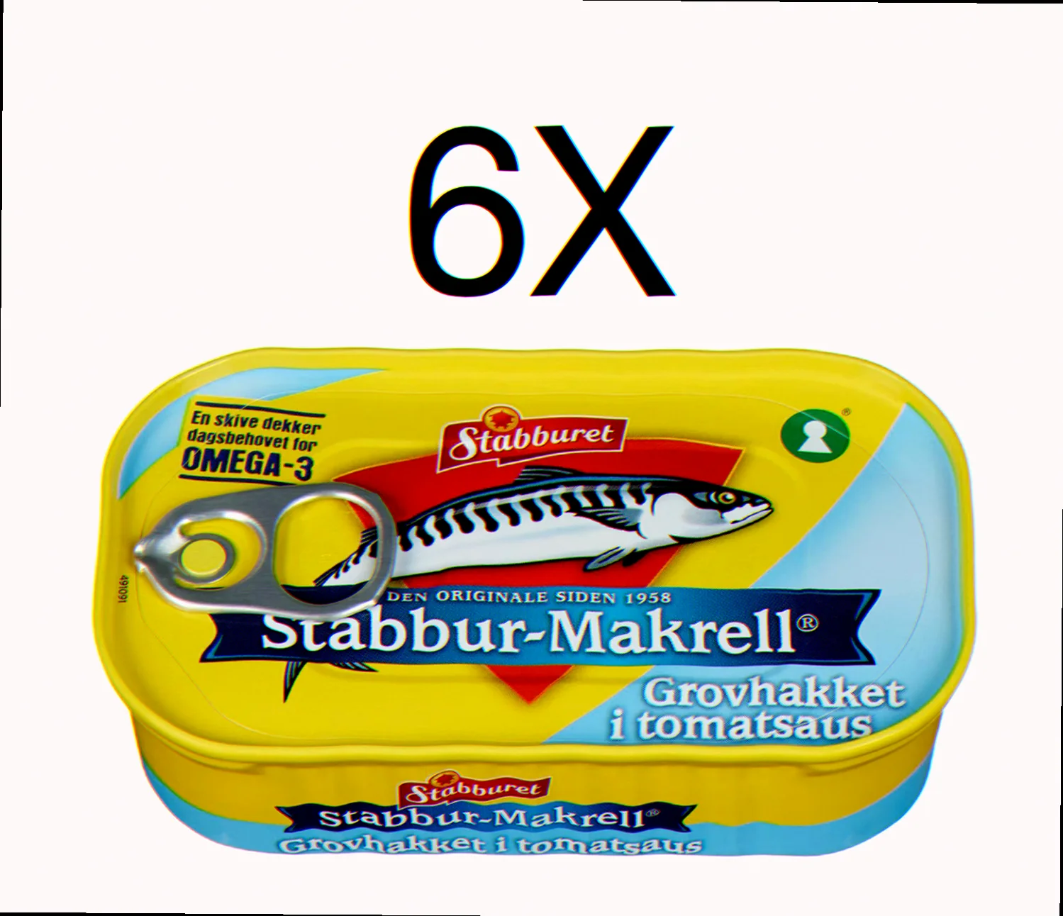 Makrel i tube i supermarked